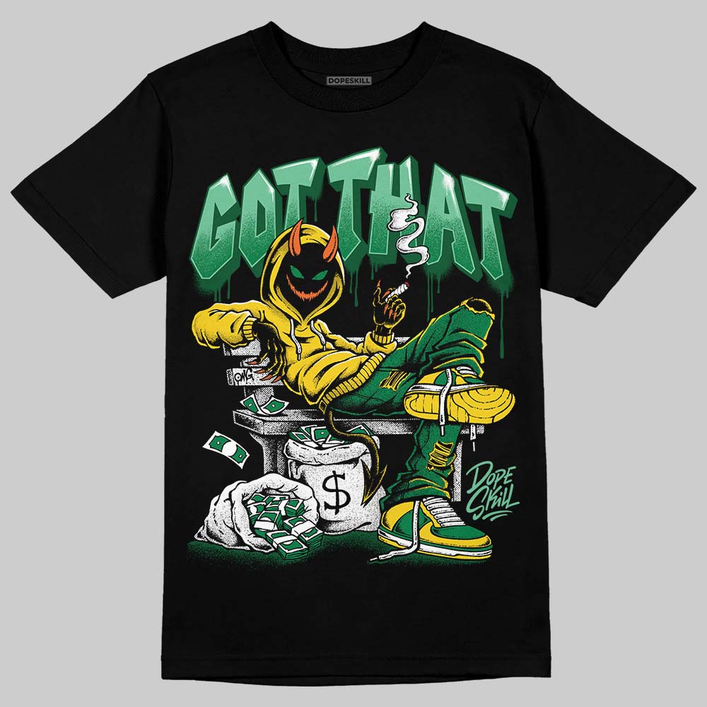 Green Sneakers DopeSkill T-Shirt Got That Graphic Streetwear - Black