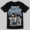 Air Diamond Turf 2 Royals DopeSkill T-Shirt Paper Chaser Boy Graphic Streetwear - Black