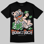 Asics Gel-1130 ‘Oyster Grey’ DopeSkill T-Shirt Born To Be Rich Graphic Streetwear - Black