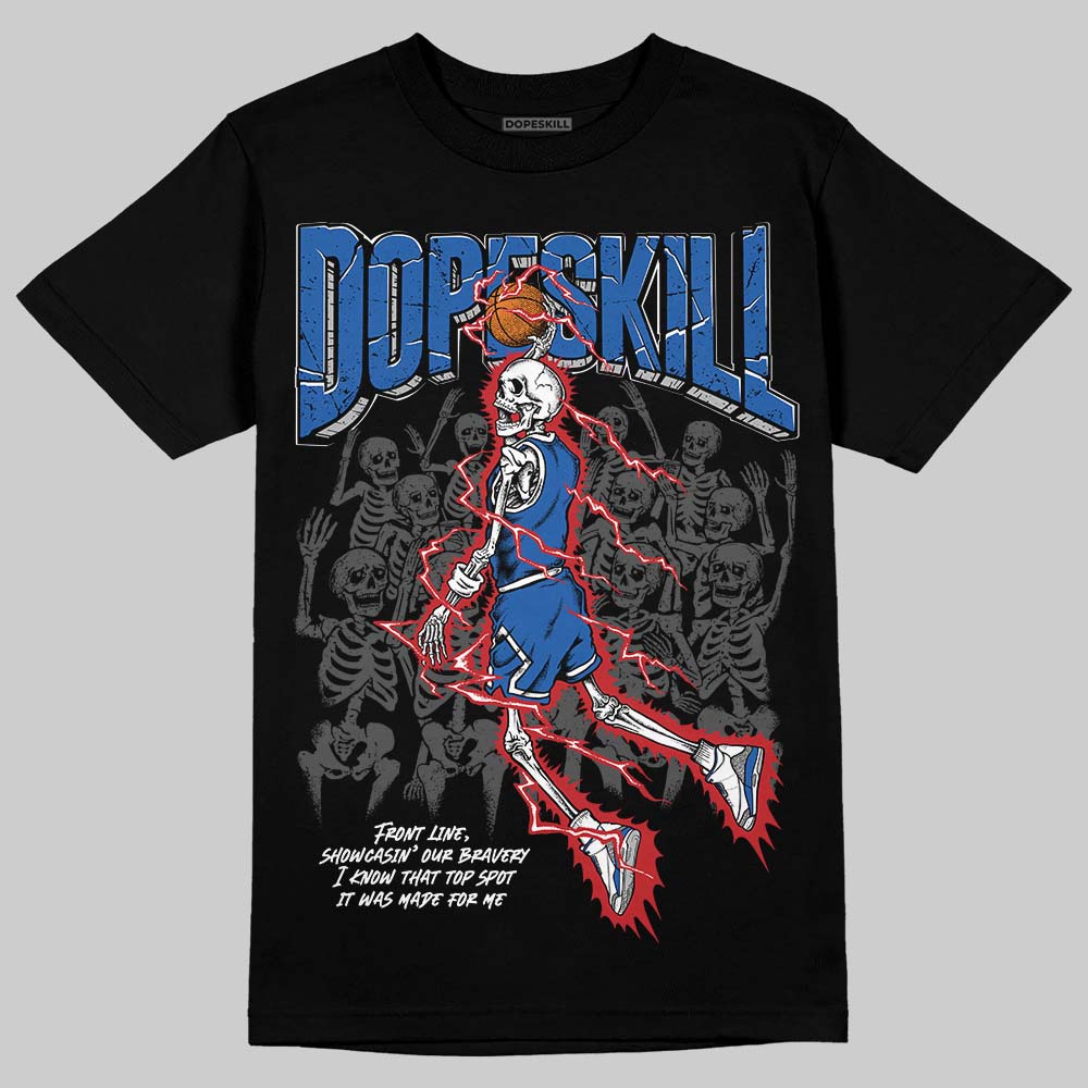 Jordan 3 "True Blue" DopeSkill T-Shirt Thunder Dunk Graphic Streetwear - Black