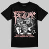 Jordan 40 “Dusty Rose” DopeSkill T-Shirt Distorted Realms Graphic Streetwear - Black