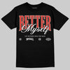Jordan 4 Retro OG Nigel Sylvester Brick After Brick DopeSkill T-Shirt Better Myself Graphic Streetwear - Black