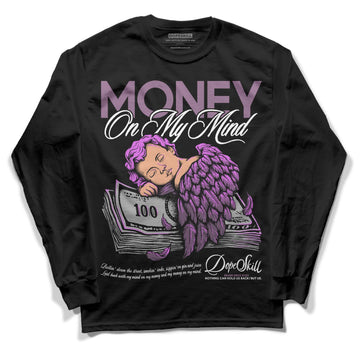 Jordan 2 “Mauve/Off-Noir” DopeSkill Long Sleeve T-Shirt MOMM Graphic Streetwear - Black