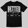 Jordan 5 "White Metallic" DopeSkill T-Shirt Better Myself Graphic Streetwear - Black