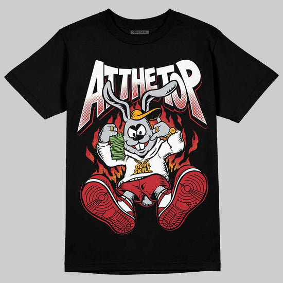 Jordan 1 Low OG "Chicago" DopeSkill T-Shirt At The Top Graphic Streetwear - Black