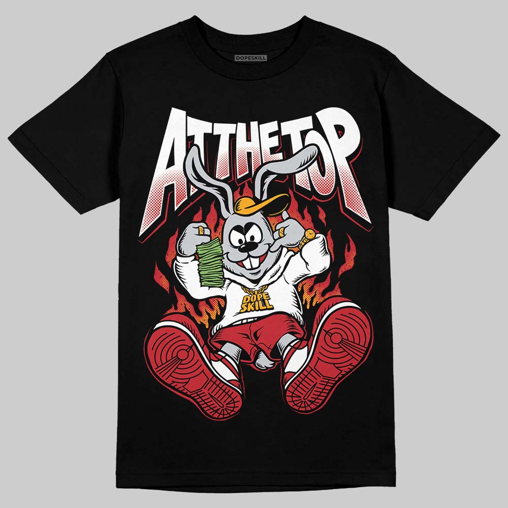 Jordan 1 Low OG "Chicago" DopeSkill T-Shirt At The Top Graphic Streetwear - Black