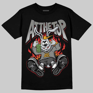 Jordan 10 Retro Shadow (2025) DopeSkill T-Shirt At The Top Graphic Streetwear - Black