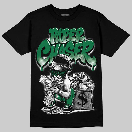 Jordan 1 Low OG "Phantom & Pine Green" DopeSkill T-Shirt Paper Chaser Boy Graphic Streetwear - black