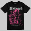 Asics Gel-1130 Pink Glo/ Black DopeSkill T-Shirt All Earned Graphic Streetwear - black
