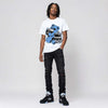Black University Blue 5s DopeSkill T-Shirt Bear Steals Sneaker Graphic