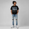 “True Blue” 3s DopeSkill T-Shirt Better Myself Graphic