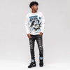 Black University Blue 5s DopeSkill Long Sleeve T-Shirt Certified Lover Graphic
