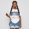 Black University Blue 5s DopeSkill T-Shirt Better Myself Graphic