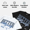 “True Blue” 3s DopeSkill T-Shirt Better Myself Graphic