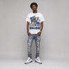 “True Blue” 3s DopeSkill T-Shirt Born To Be Rich Graphic