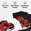 Toro Bravo 4s DopeSkill T-Shirt Heart Jordan 4 Graphic