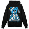 Jordan 4 Retro Military Blue DopeSkill Hoodie Sweatshirt Hurt Bear Graphic Streetwear - Black