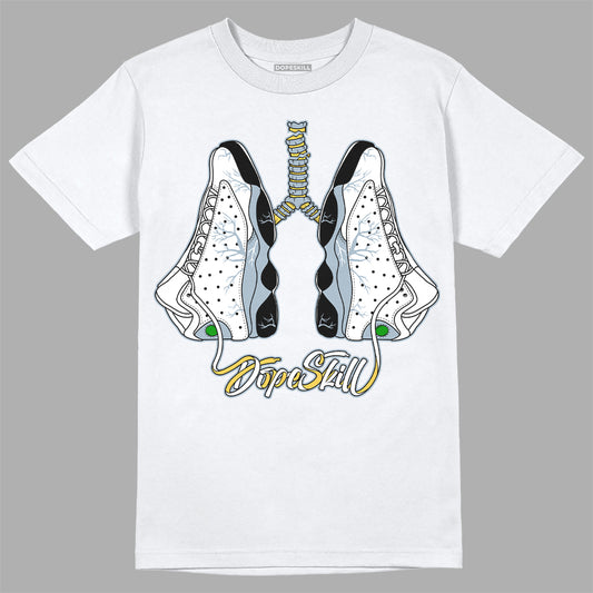Jordan 13 “Blue Grey” DopeSkill T-Shirt Breathe Graphic Streetwear - White 
