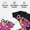 Comic 4s DopeSkill T-Shirt Out Here Being Cute Graphic