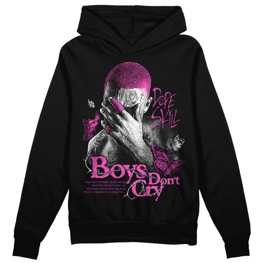 Jordan 4 GS “Hyper Violet” DopeSkill Hoodie Sweatshirt Boys Don't Cry Graphic Streetwear - Black