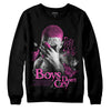 Jordan 4 GS “Hyper Violet” DopeSkill Sweatshirt Boys Don't Cry Graphic Streetwear - Black