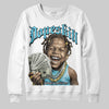 Jordan 11 Retro Gamma Blue (2025) DopeSkill Sweatshirt Money Loves Me Graphic Streetwear -= White 