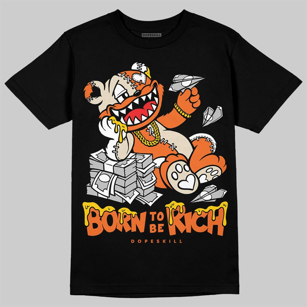 Jordan 3 “Starfish” DopeSkill T-Shirt Born To Be Rich Graphic Streetwear - Black