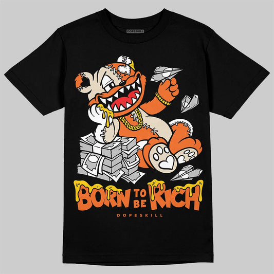 Jordan 3 “Starfish” DopeSkill T-Shirt Born To Be Rich Graphic Streetwear - Black