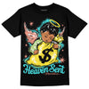 New Balance 9060 “Cyan Burst” DopeSkill T-Shirt Heaven Sent Graphic Streetwear - Black