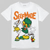 Green Sneakers DopeSkill T-Shirt Self Made Graphic Streetwear - White