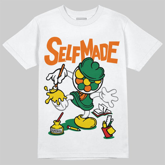 Green Sneakers DopeSkill T-Shirt Self Made Graphic Streetwear - White