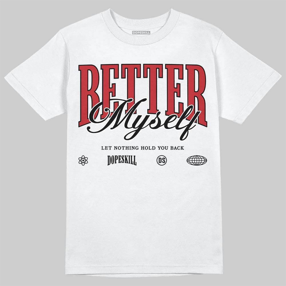 Air Foamposite One Cough Drop (2025) DopeSkill T-Shirt Better Myself Graphic Streetwear - White