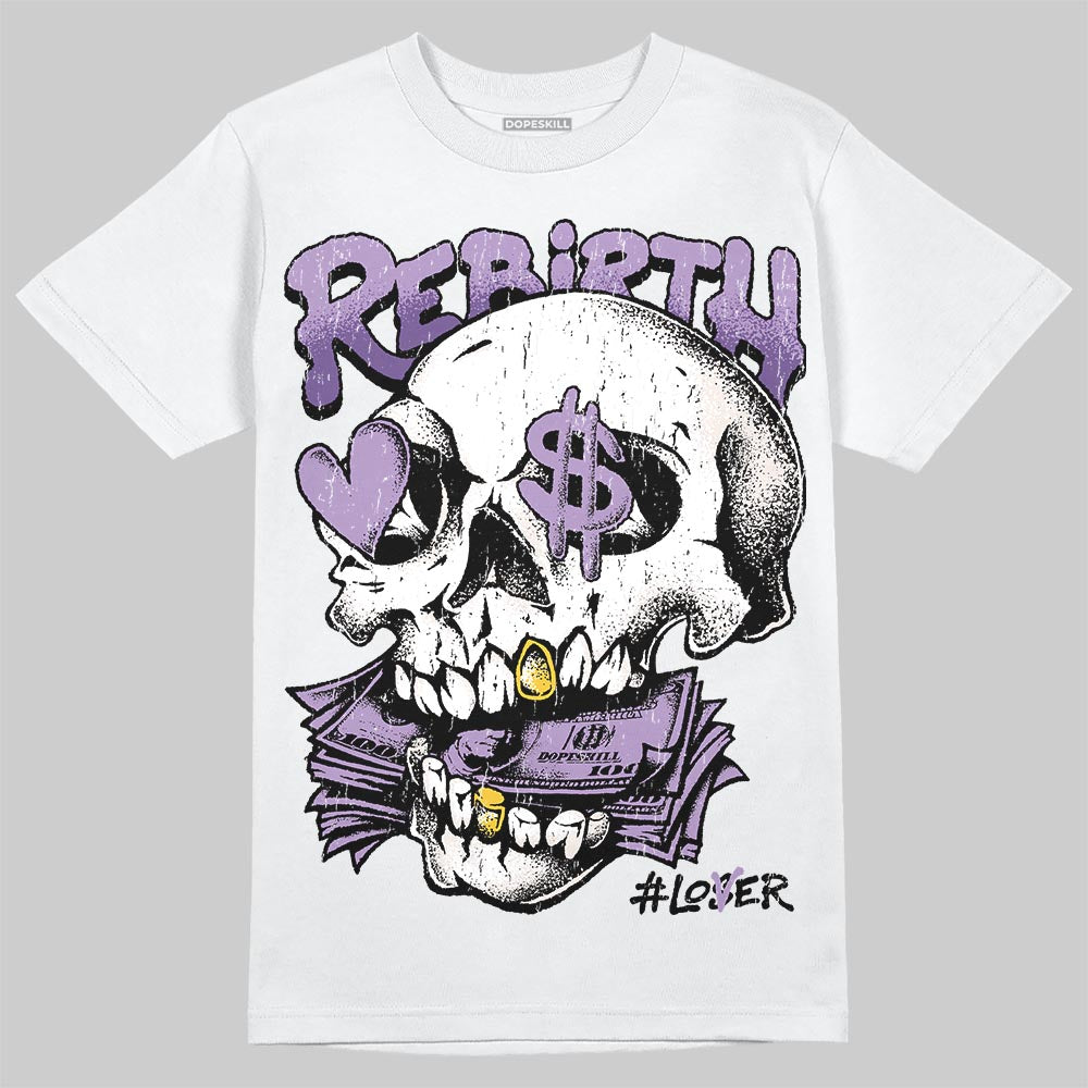 Jordan 10 “Hydrangeas” DopeSkill T-Shirt Rebirth Graphic Streetwear - White