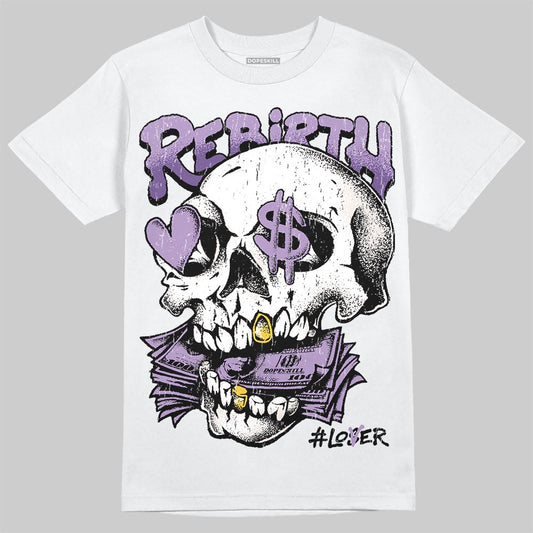 Jordan 10 “Hydrangeas” DopeSkill T-Shirt Rebirth Graphic Streetwear - White