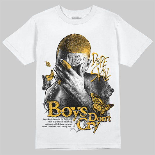 Jordan 5 'Tokyo' DopeSkill T-Shirt Boys Don't Cry Graphic Streetwear - White 
