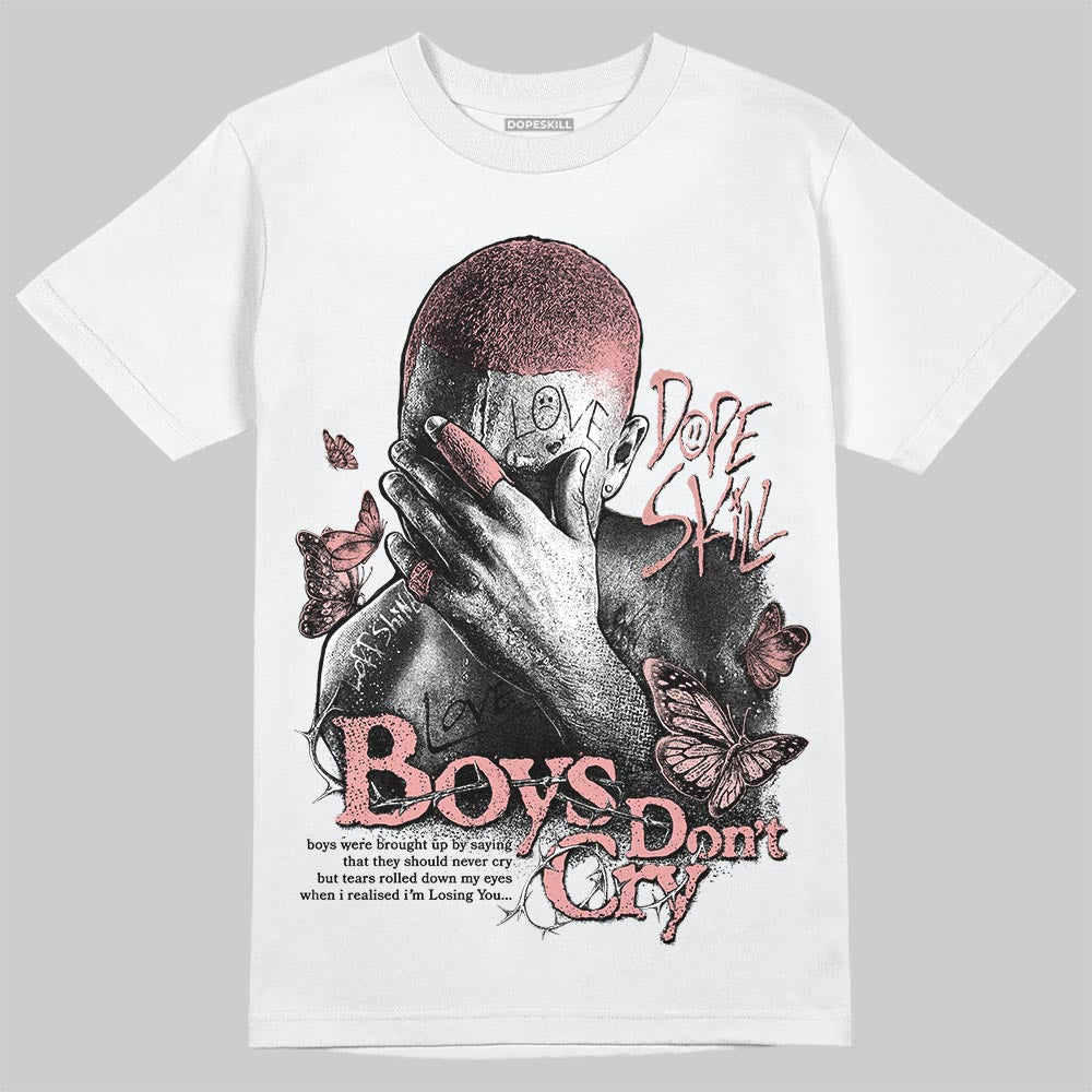 Jordan 40 “Dusty Rose” DopeSkill T-Shirt Boys Don't Cry Graphic Streetwear - White