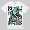 Jordan 11 Retro Gamma Blue DopeSkill T-Shirt Go Fund Your Self Graphic Streetwear - White 