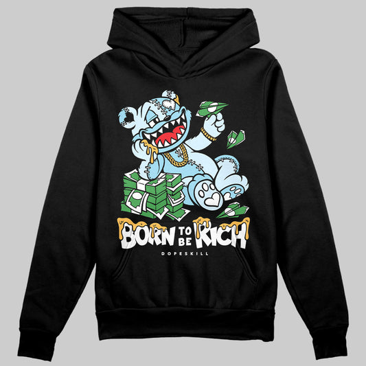 Vans Knu Stack Vintage Satin Dream Blue DopeSkill Hoodie Sweatshirt Born To Be Rich Graphic Streetwear - Black