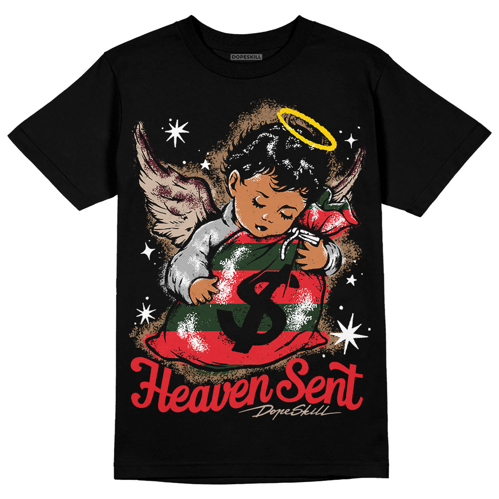 Dunk Low Freddy Krueger DopeSkill T-Shirt Heaven Sent Graphic Streetwear - Black 