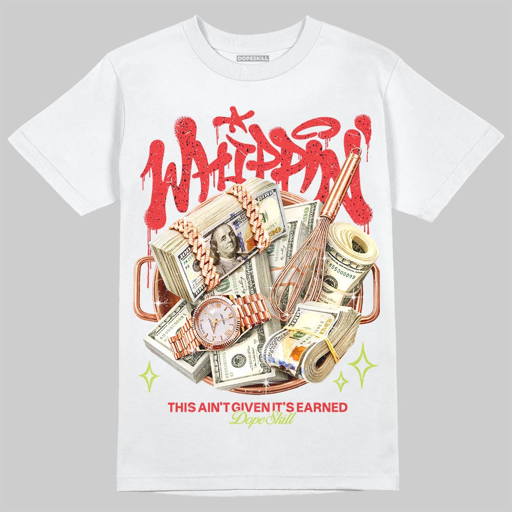 Jordan 4 GS “Black/Infrared 23” DopeSkill T-Shirt Whippin Graphic Streetwear - White