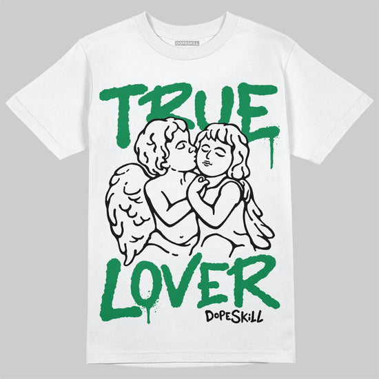 Green Sneakers DopeSkill T-Shirt True Lover Graphic Streetwear - White