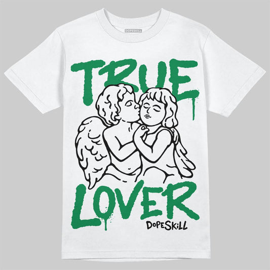 Green Sneakers DopeSkill T-Shirt True Lover Graphic Streetwear - White