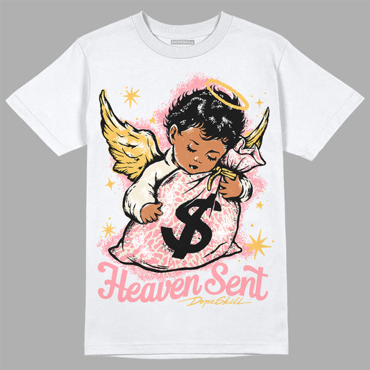 Jordan 3 GS “Red Stardust” DopeSkill T-Shirt Heaven Sent Graphic Streetwear - White