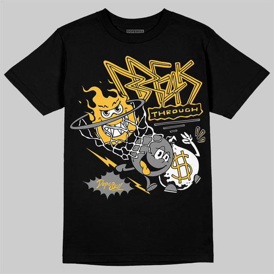 New Balance 9060 Varsity Gold (GS) DopeSkill T-Shirt Break Through Graphic Streetwear - Black