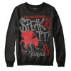 Grey Sneakers DopeSkill Sweatshirt Speak It Graphic Streetwear - Black