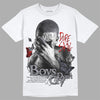 Jordan 14 Retro 'Stealth' DopeSkill T-Shirt Boys Don't Cry Graphic Streetwear - White