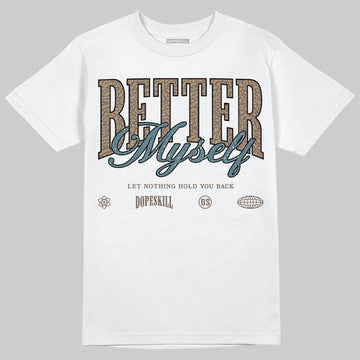 Jordan 3 GS “We Outside” DopeSkill T-Shirt Better Myself Graphic Streetwear - White