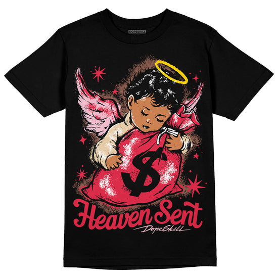 Dunk Low PRM Bacon DopeSkill T-Shirt Heaven Sent Graphic Streetwear - Black