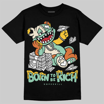 SB Dunk Low Rodeo Tourmaline DopeSkill T-Shirt Born To Be Rich Graphic Streetwear  black