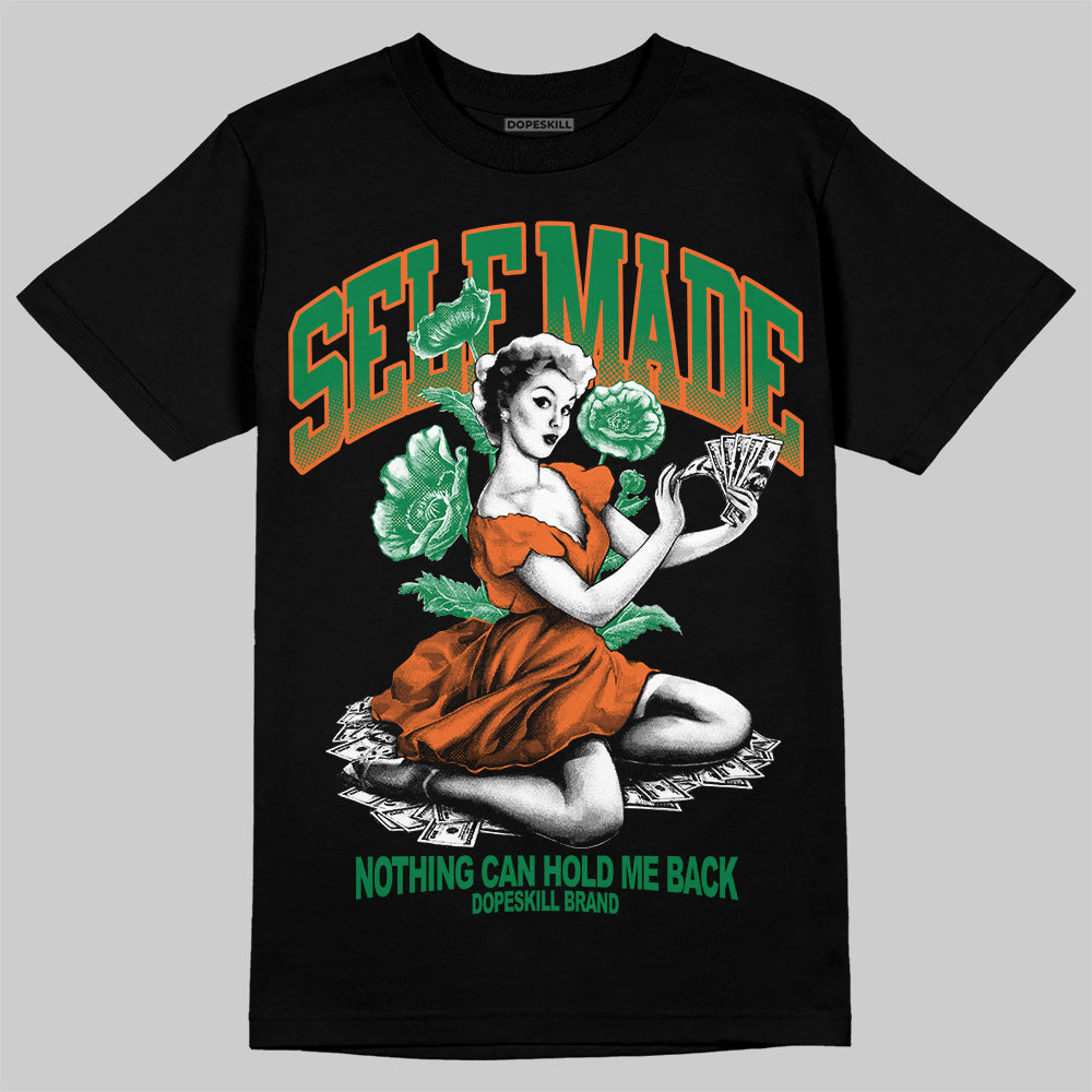 Green Sneakers DopeSkill T-Shirt Self Made Graphic Streetwear - Black